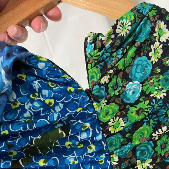 Zara | Blogger Favorite Draped Ruched Floral Cut Out Top Artsy Art to Wear Y2K - Picture 9 of 9